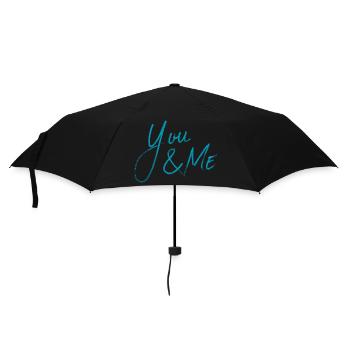 YOU & ME - Umbrella (small) - black - Front