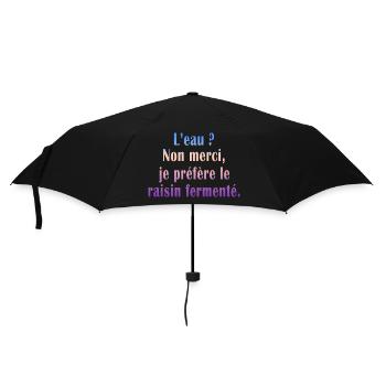 Daddy Humor Joke Fermented Grape Funny - Umbrella (small) - black - Front