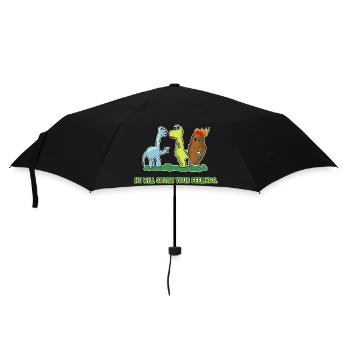Dinosaure Sentiments Drôle Dino Couple Sarcasme Design - Parapluie standard - noir - Devant