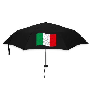 vintage Italian flag - Umbrella (small) - black - Front