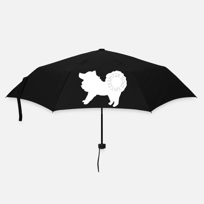 Spitze sind spitze! White - Regenschirm (klein) - Schwarz