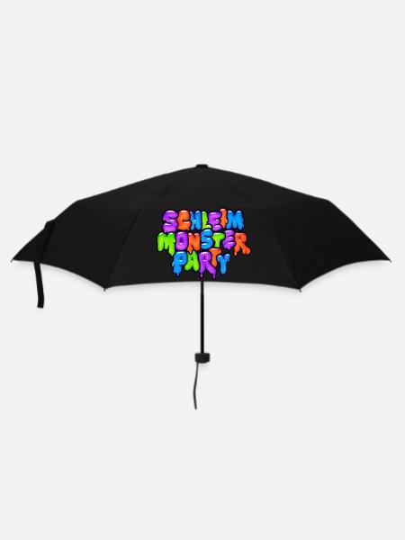 Slime Monster Party - Umbrella (small) - black
