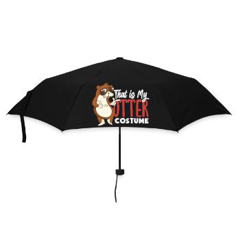 Déguisement de loutre de mer - Parapluie standard - noir - Devant