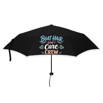 Les poils de mer s’en fichent - Parapluie standard - noir - Devant