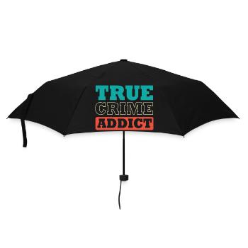 Krimi True Crime - Umbrella (small) - black - Front
