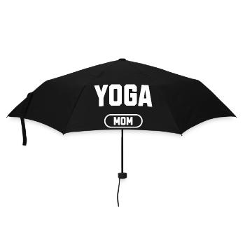 Yoga-Mama - Regenschirm (klein) - Schwarz - Vorne