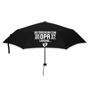 Promotion to Grandpa 2027 loading - Umbrella (small) - black - Front