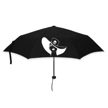 The Ghost in the Hat - Umbrella (small) - black - Front