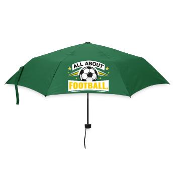Tout sur le football - Parapluie standard - vert bouteille - Devant