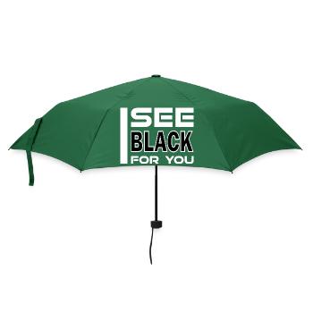 I See Black For You - Umbrella (small) - bottlegreen - Front