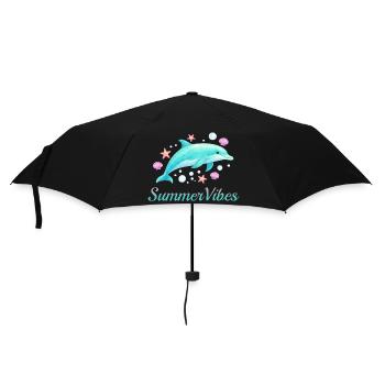 Ambiance estivale - Parapluie standard - noir - Devant