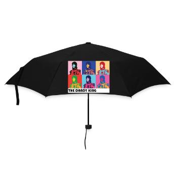 Dandy King Pop Art Portrait - Parapluie standard - noir - Devant