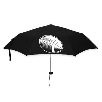 Ballon de football américain - Parapluie standard - noir - Devant