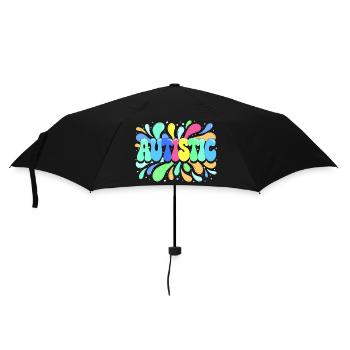 Autism Colors and Pride - Umbrella (small) - black - Front