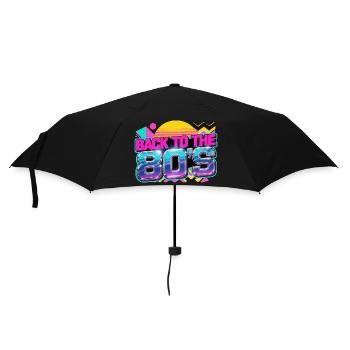 Retour au Neon Retro des années 80 - Parapluie standard - noir - Devant