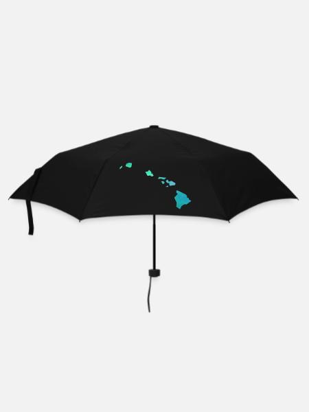 hawaii - Umbrella (small) - black