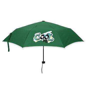fraîche motif graffiti garçon - chemise cool pour les enfants - Parapluie standard - vert bouteille - Devant