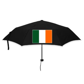Drapeau de l’Irlande - Parapluie standard - noir - Devant