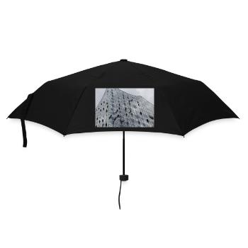Orchestre philharmonique de l’Elbe avec laveurs de vitres - Parapluie standard - noir - Devant