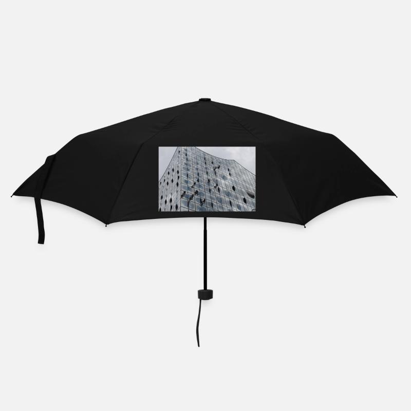 Orchestre philharmonique de l’Elbe avec laveurs de vitres - Parapluie standard - noir