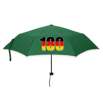 180 cent quatre-vingts fléchettes drapeau allemand - Parapluie standard - vert bouteille - Devant