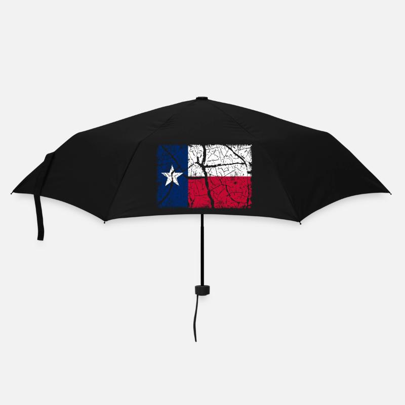 Texas Vintage - Regenschirm (klein) - Schwarz