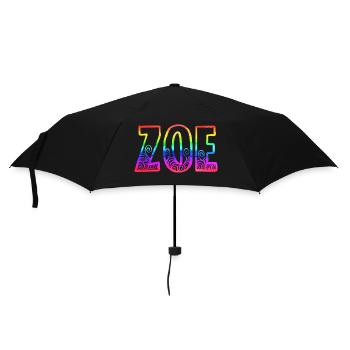 zoe rs arc-en-ciel - Parapluie standard - noir - Devant
