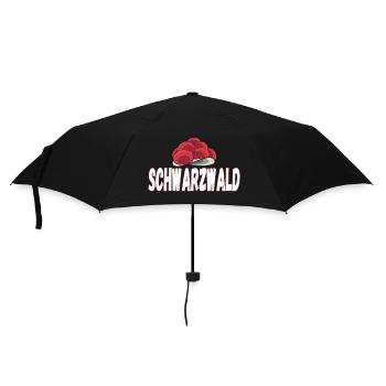 Bollenhut Schwarzwald für Kinder, Frauen und - Regenschirm (klein) - Schwarz - Vorne