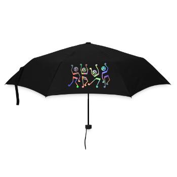 Dance - Regenschirm (klein) - Schwarz - Vorne