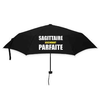 sagittaire ascendant parfaite / humour sagittaire - Parapluie standard - noir - Devant