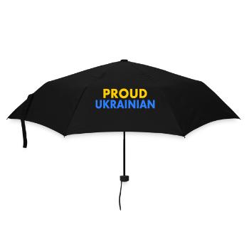 Proud ukrainian - Umbrella (small) - black - Front