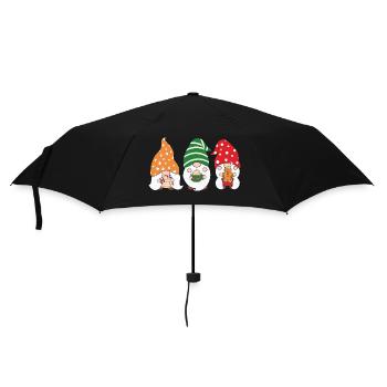 Noël Noël Gnomies - Parapluie standard - noir - Devant