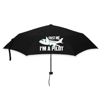 Trust Me I'm A Pilot Aviation Fly Airline - Umbrella (small) - black - Front