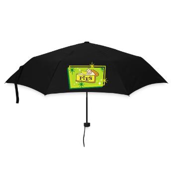 cheesecake lovers - Umbrella (small) - black - Front