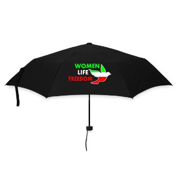 Women life freedom - Parapluie standard - noir - Devant