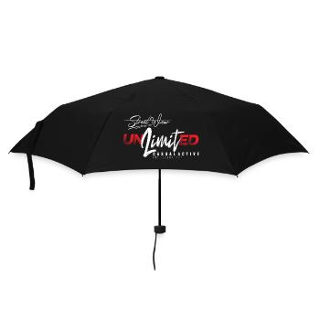 Unlimited Streetwear Casual Shirt Design Retrolook - Regenschirm (klein) - Schwarz - Vorne