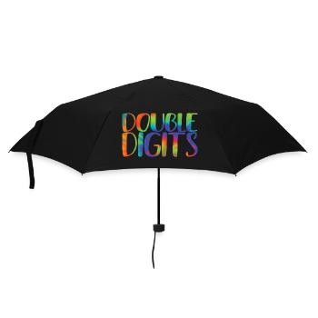 10th Birthday Gift, 10 Years Old, For Boys & Girls - Umbrella (small) - black - Front