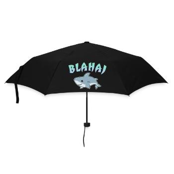 blåhaj - Blahaj Love T-Shirt - - Umbrella (small) - black - Front