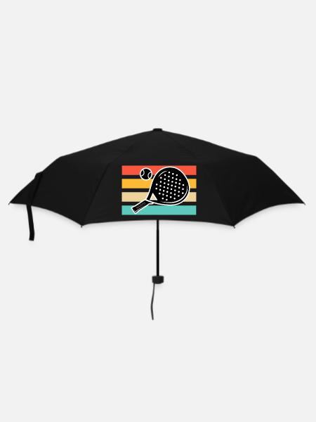 Padel Tennis Retro Vintage - Umbrella (small) - black