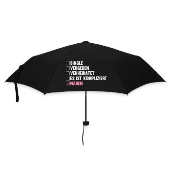 Schneidern Nähen - Regenschirm (klein) - Schwarz - Vorne