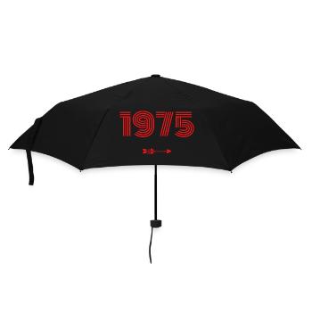 Born in 1975 - Umbrella (small) - black - Front