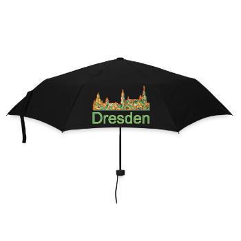 dresden e 20 - Regenschirm (klein) - Schwarz - Vorne