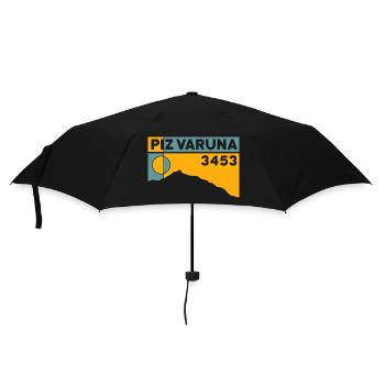 Piz Varuna Ski Touring Ski Resort Hiking Normal Route - Umbrella (small) - black - Front