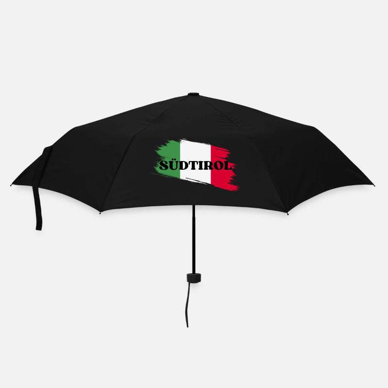 Südtirol Alpen Bella Italia Geschenkidee - Regenschirm (klein) - Schwarz