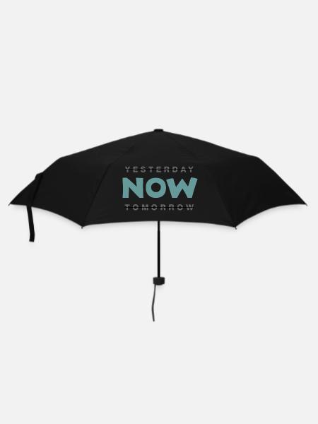 Aujourd’hui, ni hier, ni demain - Parapluie standard - noir