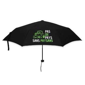 tracteur, agriculteur, paysan, je suis agriculteur - Parapluie standard - noir - Devant