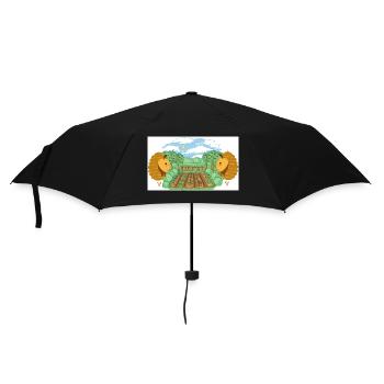 Jardin, Abeilles, Miel, Insectes, Insectes, Apiculteur - Parapluie standard - noir - Devant