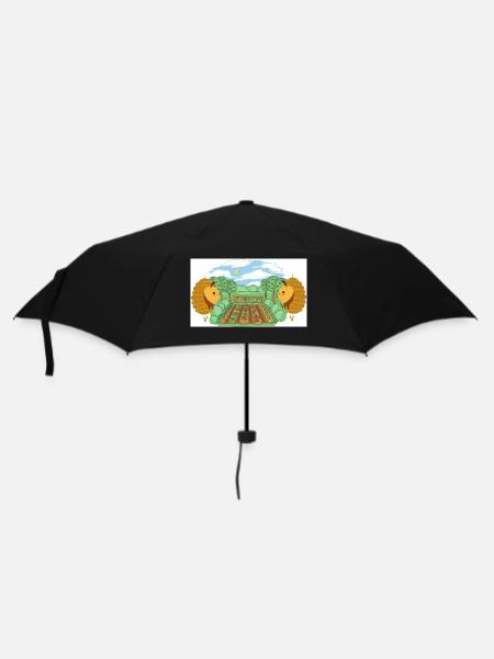 Garten Bienen Honig Insekten Insekt Imker - Regenschirm (klein) - Schwarz
