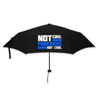 Pas cool Pancréas Pas cool - Chemise pour diabète de type 1 - Parapluie standard - noir - Devant