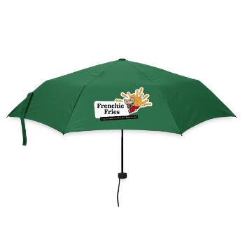 Frenchie Fries - Umbrella (small) - bottlegreen - Front